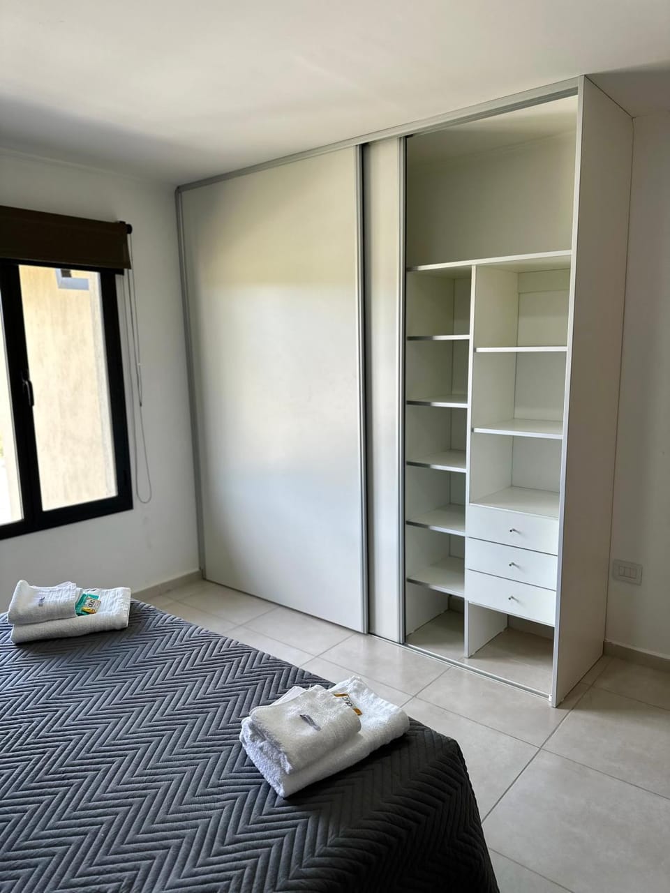 Photo of the whole room, wardrobe