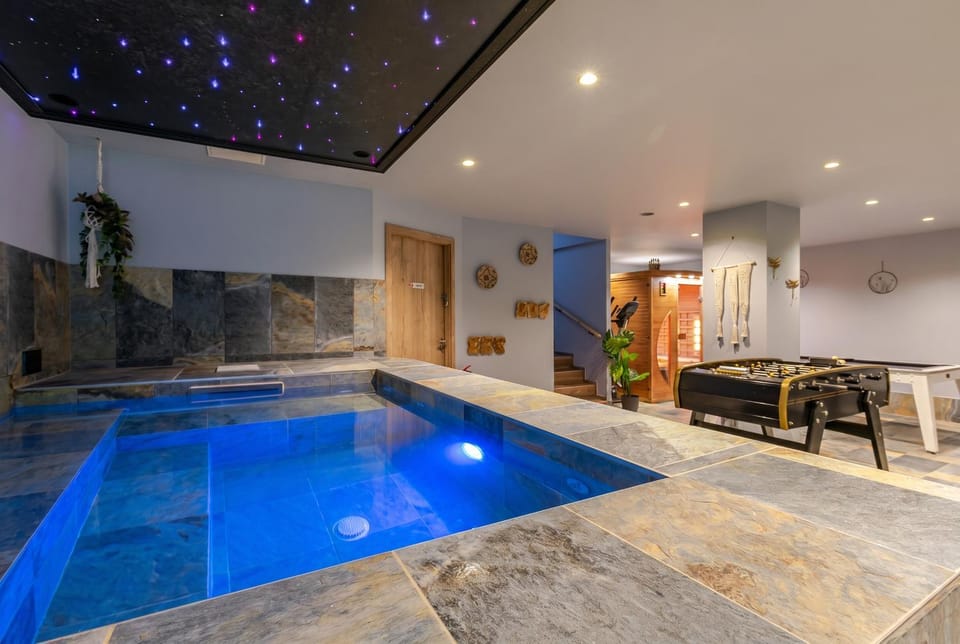 Villa Gorille - SPA Privé, Climatisation, Sauna, Borne d'arcade, Babyfoot Villa in Grand Est