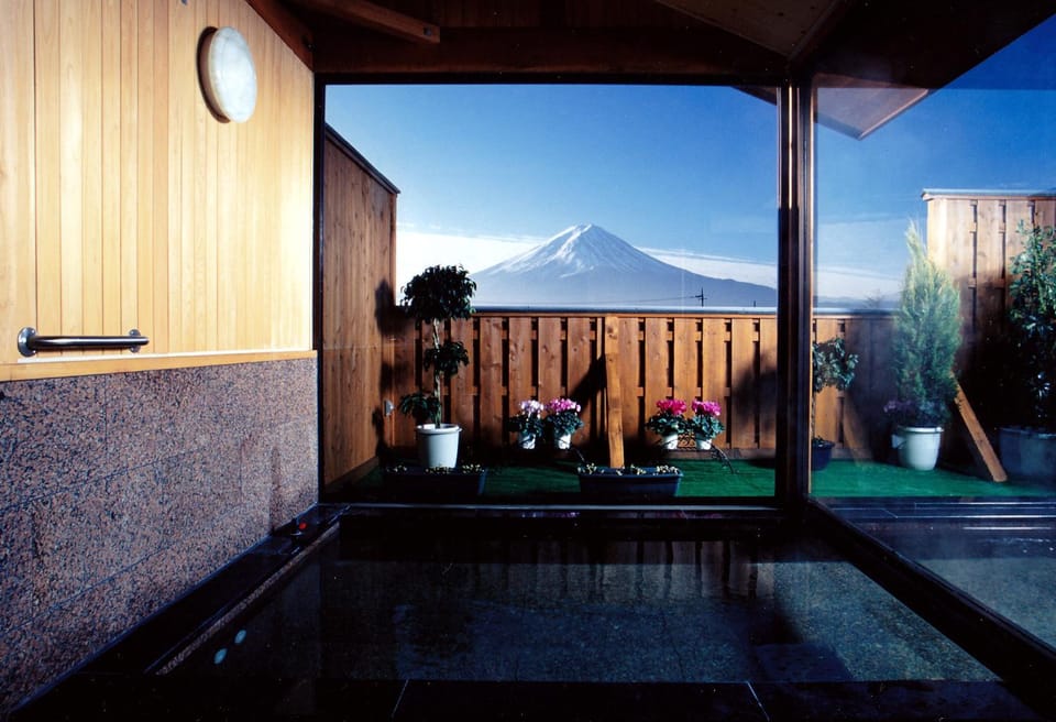 Hot Spring Bath, View (from property/room), Mountain view