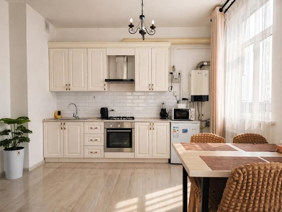 Communal kitchen, oven, kitchen