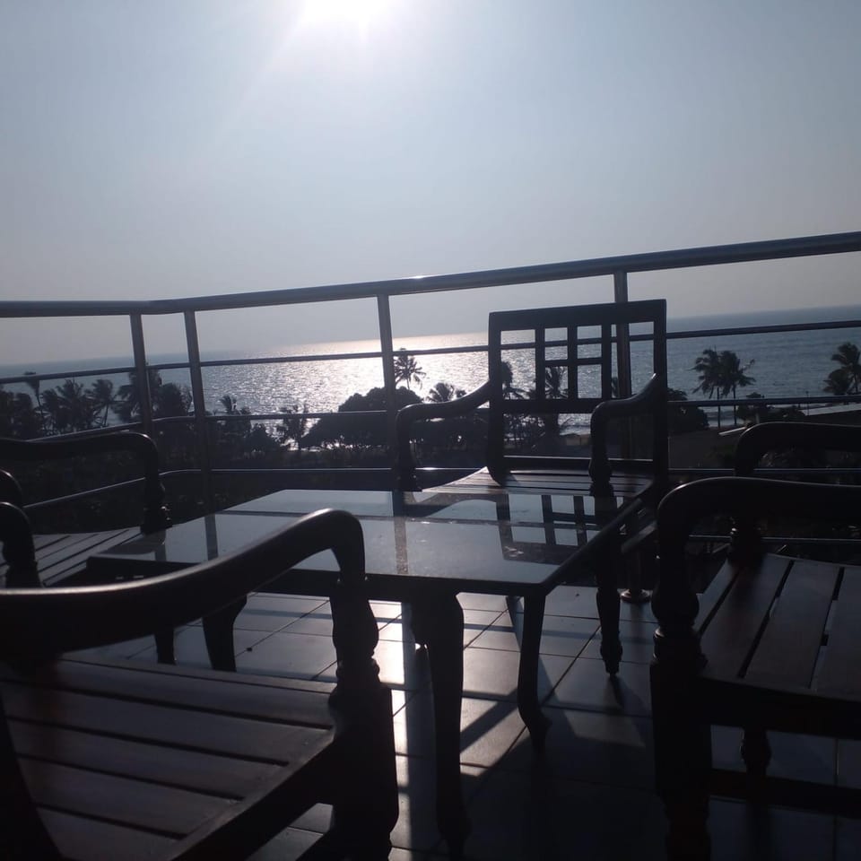 Beach, Sea view, Sunset