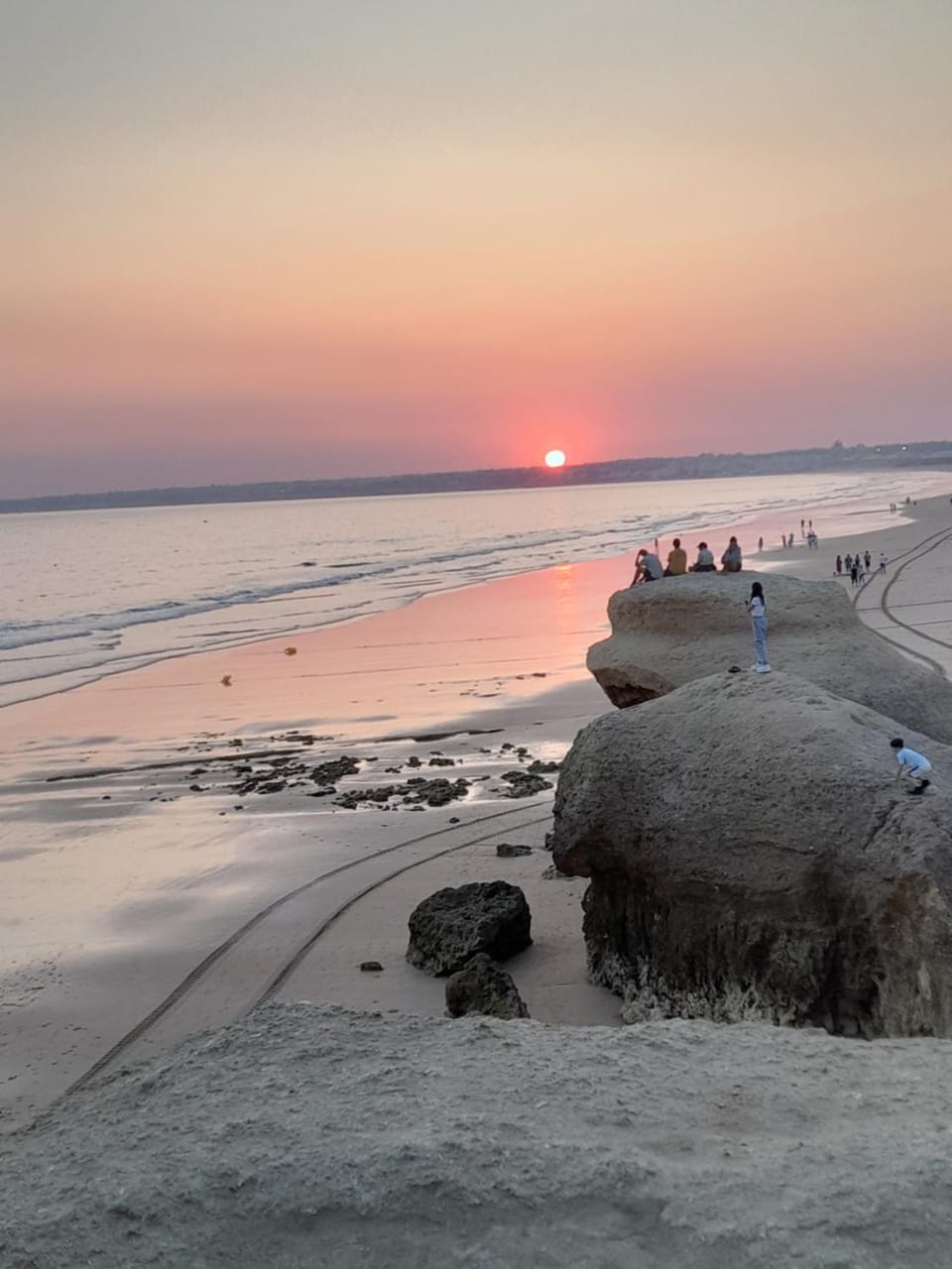 Nearby landmark, Sunset