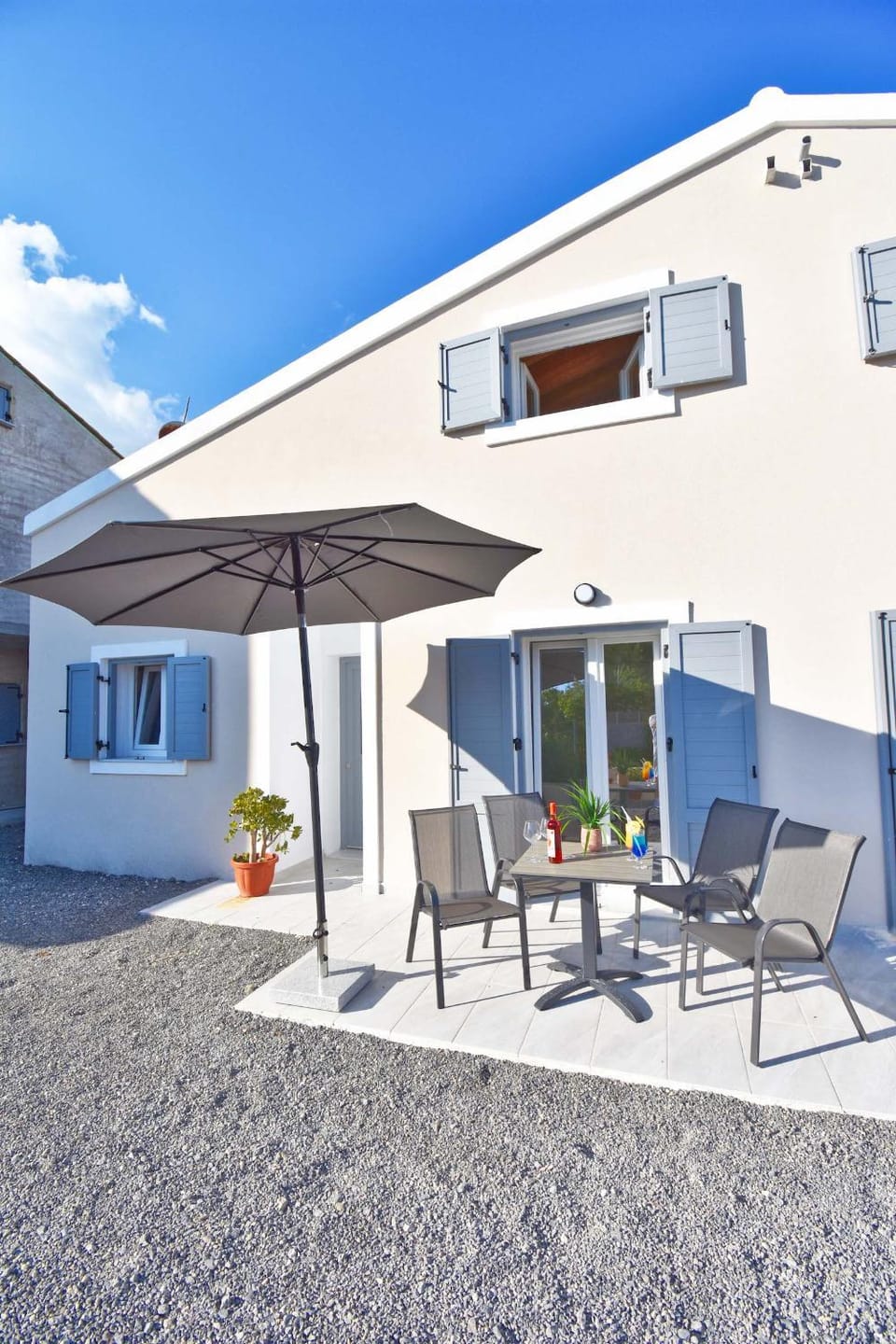 Property building, Patio