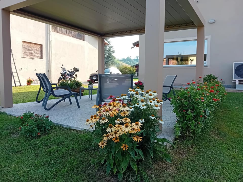 Property building, Patio, Garden, Evening entertainment