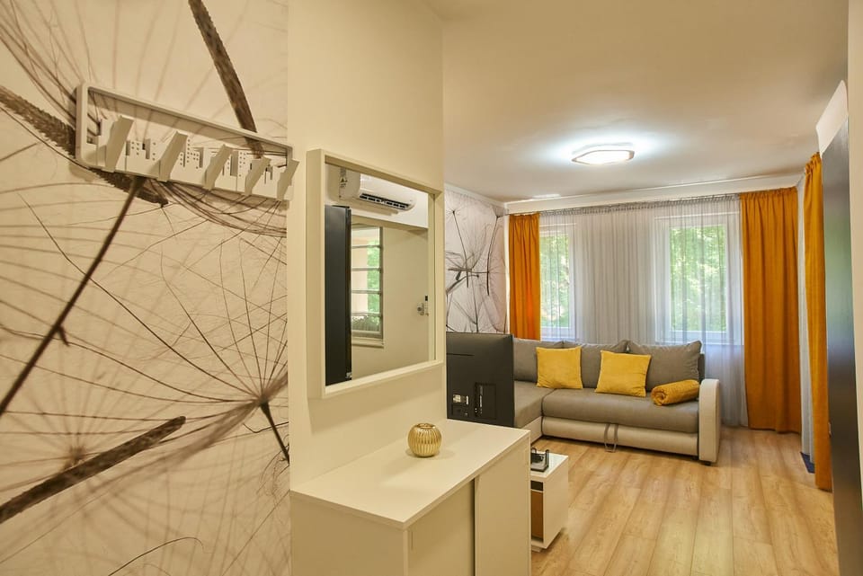 Living room, air conditioner