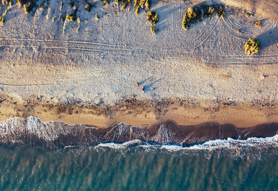 Natural landscape, Bird's eye view, Beach