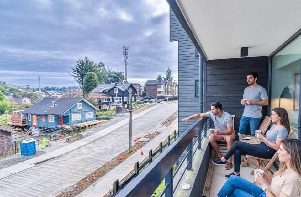 HOM I 1D1B, Wifi, Estacionamiento, Terraza, Calefacción Eléctrica Apartment in Puerto Varas