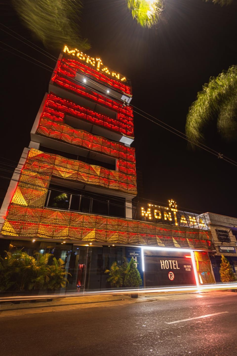 Property building, Night, Evening entertainment