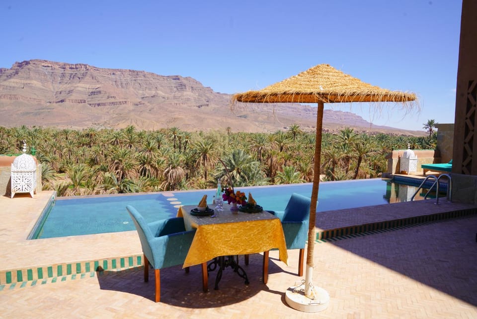 Natural landscape, Pool view, Swimming pool, sunbed
