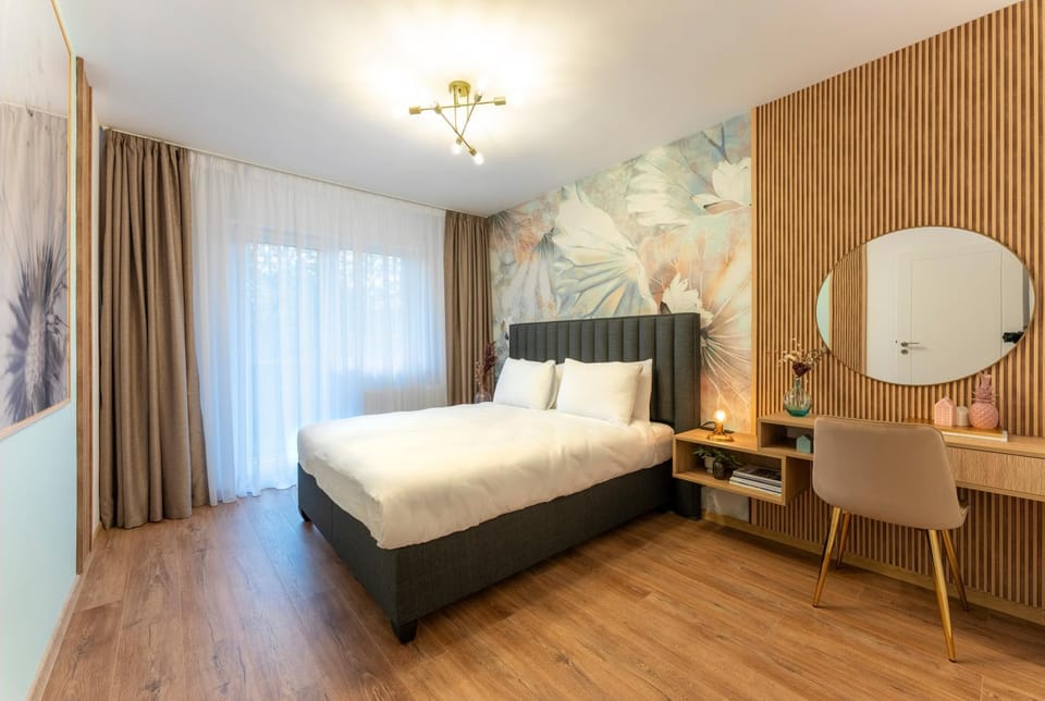 Photo of the whole room, Decorative detail, Bedroom, furniture