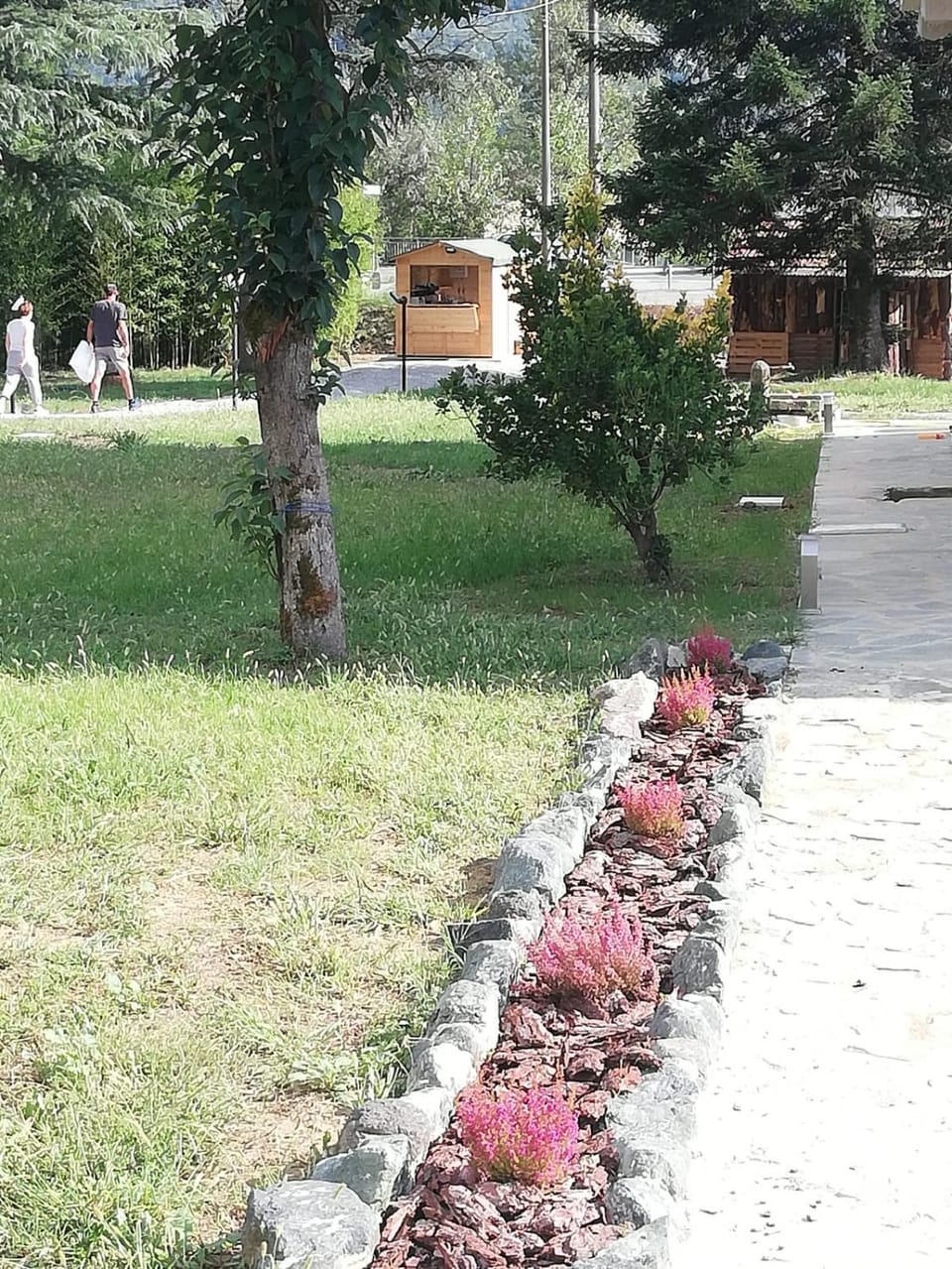 Property building, Garden view