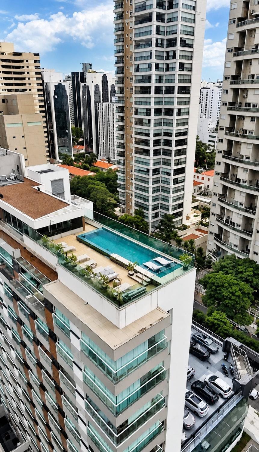 Studio Moderno em Moema | Metrô e Piscina Apartment in Sao Paulo City