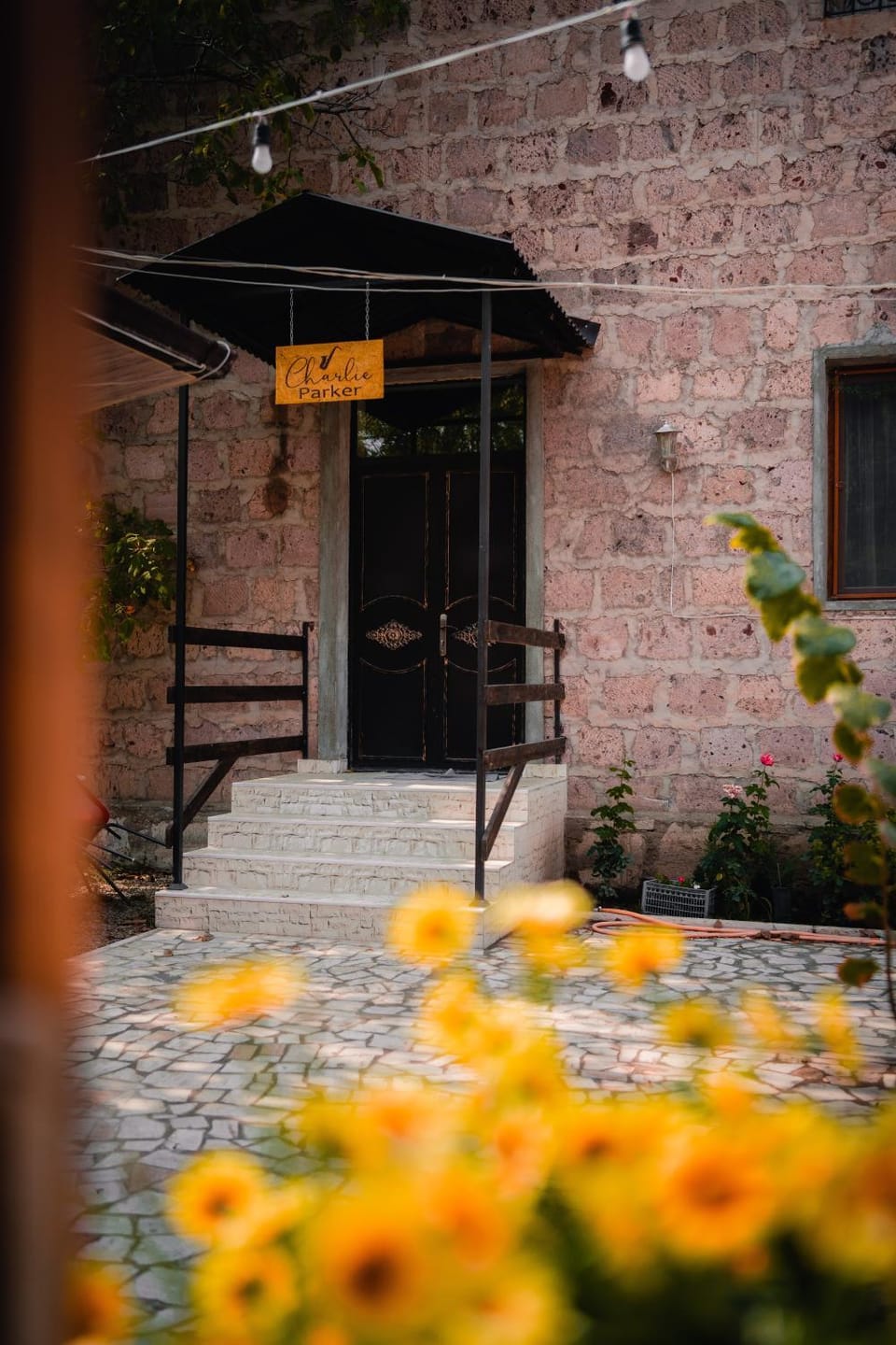 Property building, Facade/entrance, Spring, Day