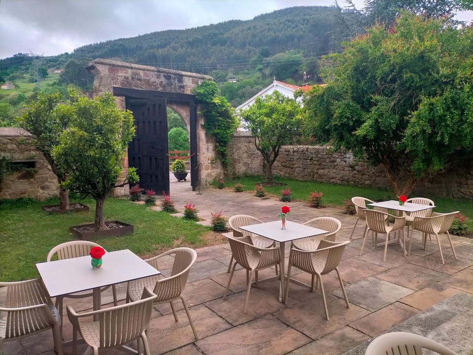 Patio, Spring, Day, Natural landscape, Garden, Garden view, Mountain view