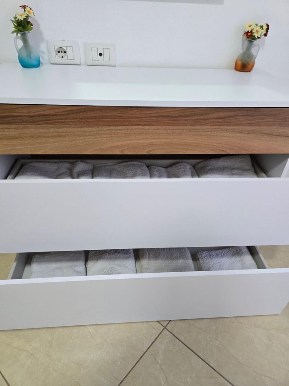 Bed, Photo of the whole room, Bedroom, towels, wardrobe