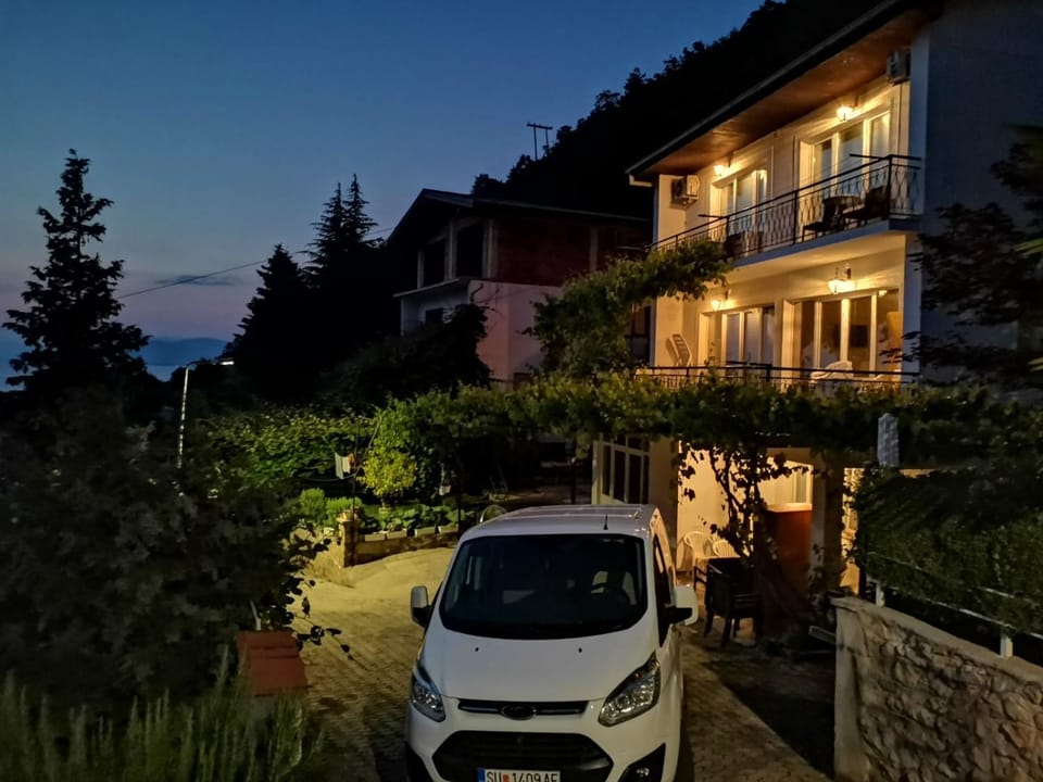 Property building, Night, Garden view, Parking