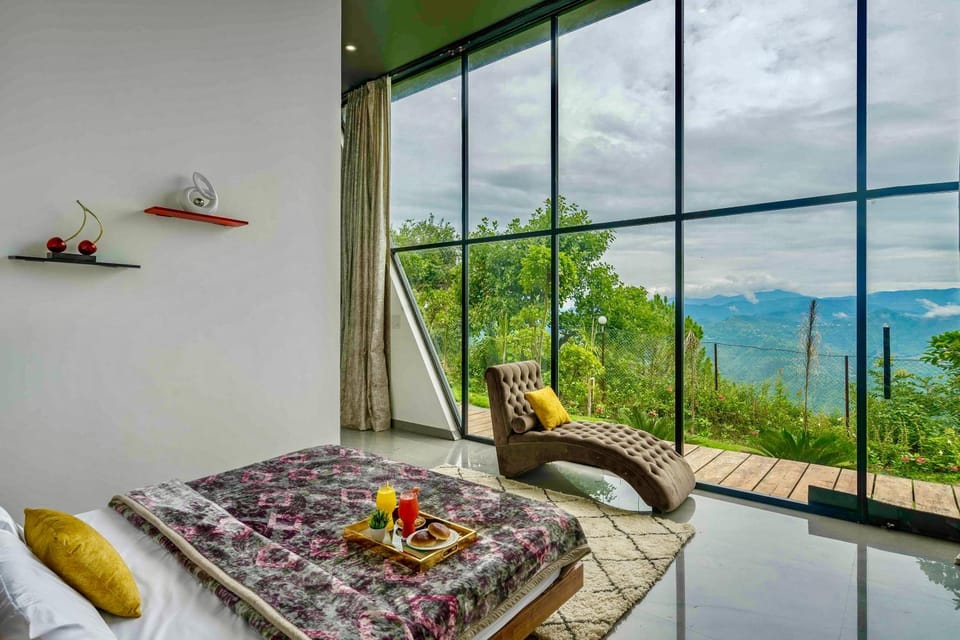 Bed, Day, View (from property/room), Other, Seating area, Bedroom, Mountain view, Sunrise, Sunset