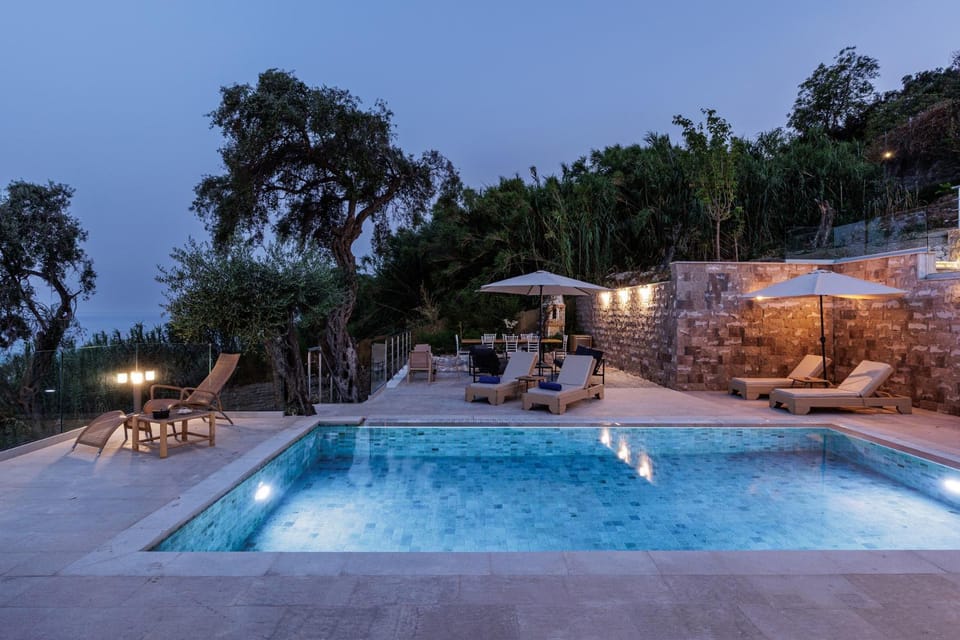 Night, Swimming pool