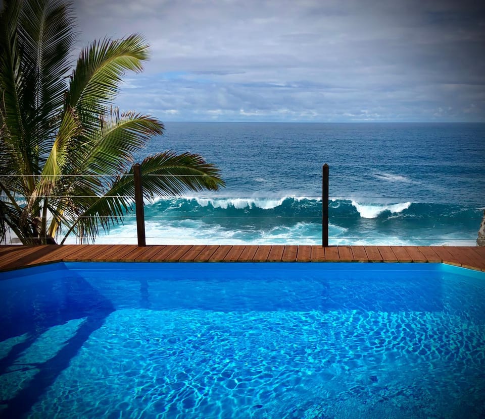 Natural landscape, Pool view, Sea view, Swimming pool