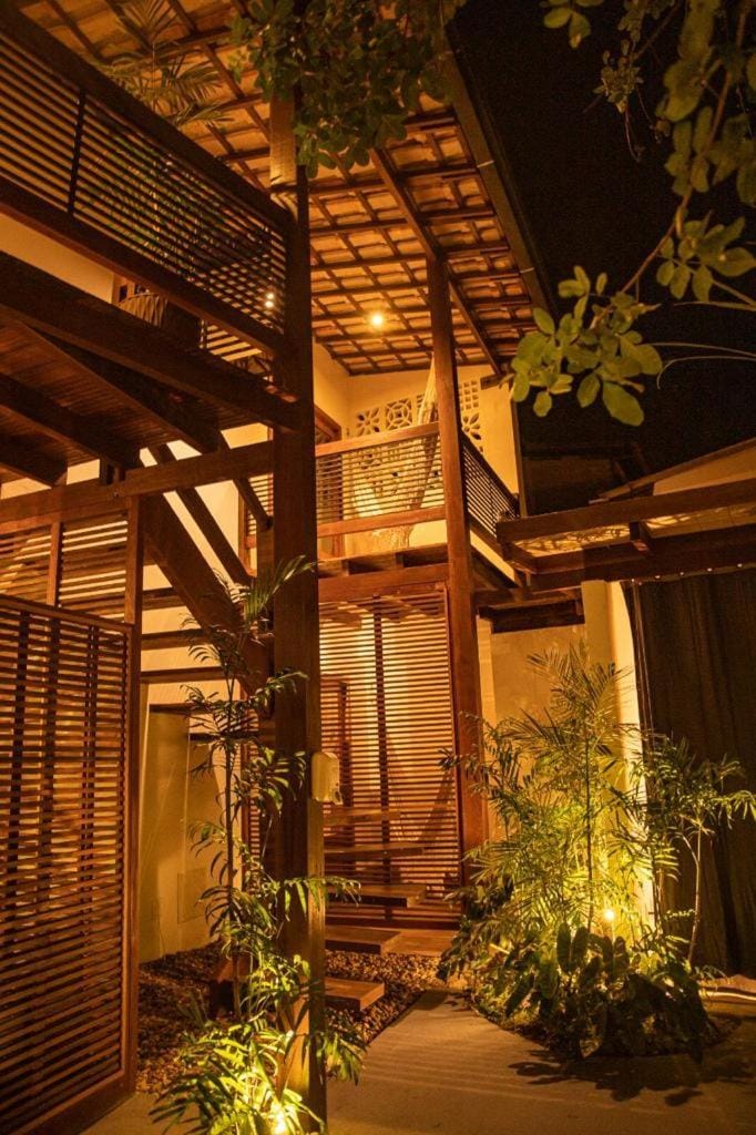 Property building, Night, Garden view