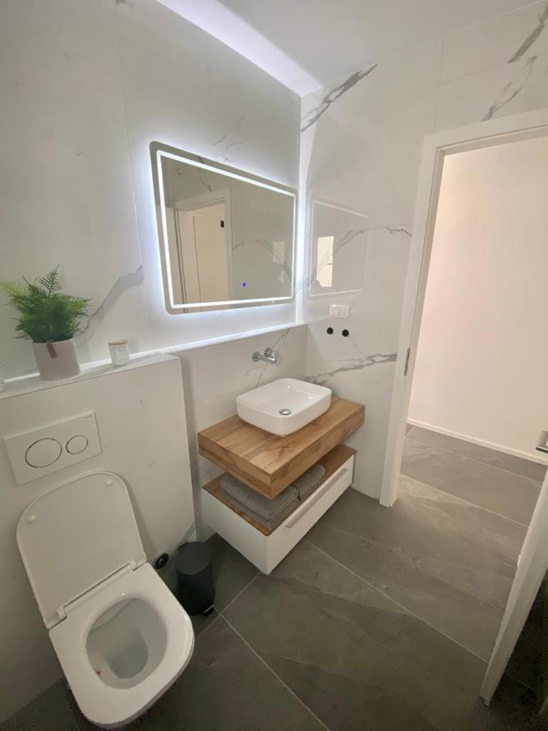 Toilet, Bathroom, towels