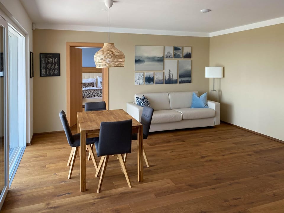 Living room, Seating area, Dining area