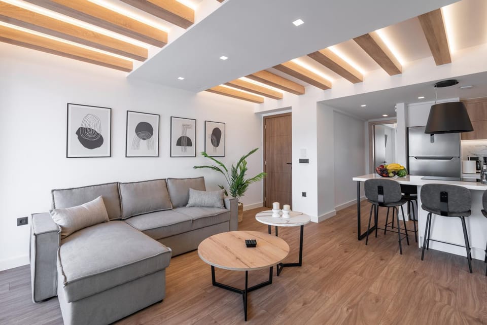 Living room, Seating area, Dining area