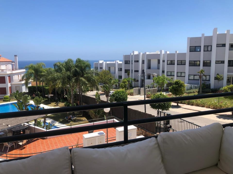 View (from property/room), Balcony/Terrace, Pool view