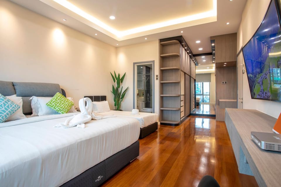 Bed, Bedroom, wardrobe