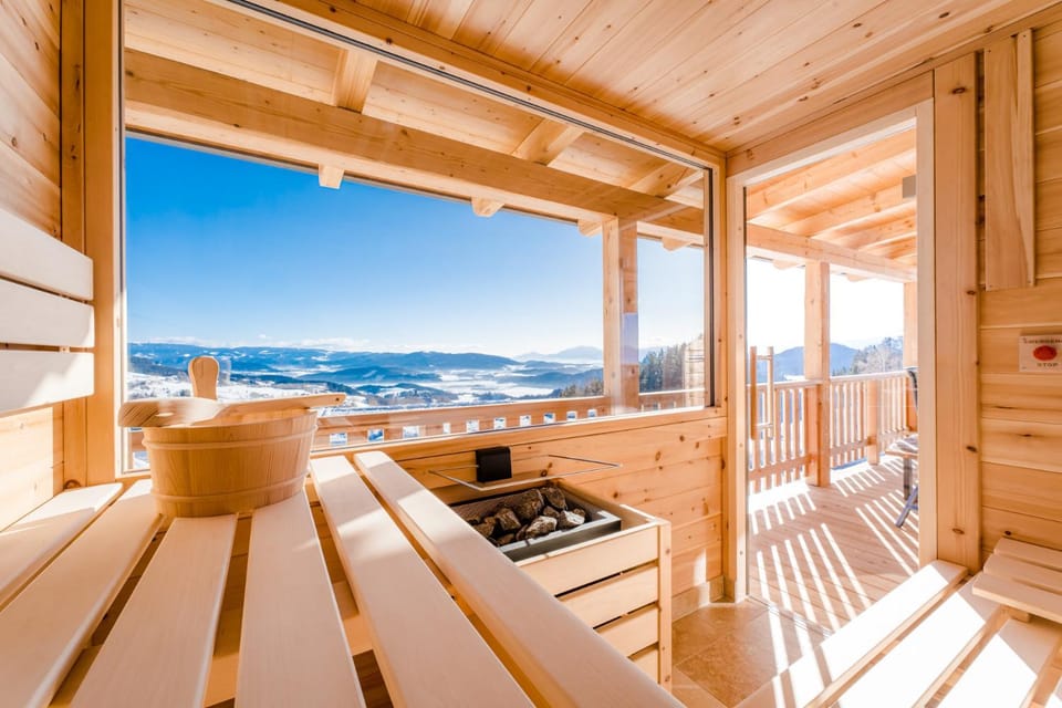 Sauna, View (from property/room), Mountain view