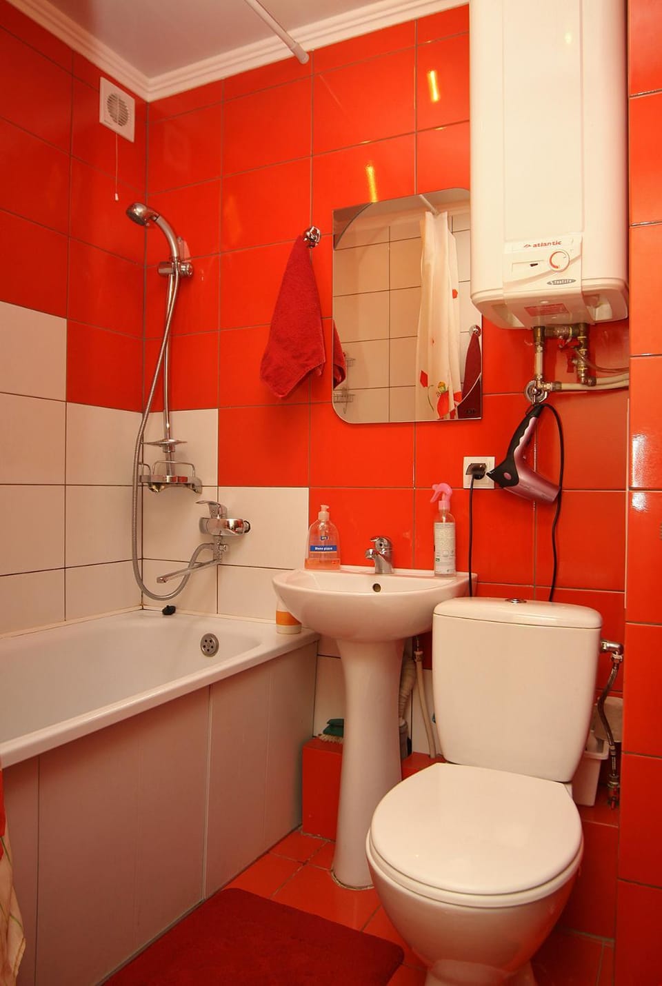 Toilet, Bathroom, Bath, towels