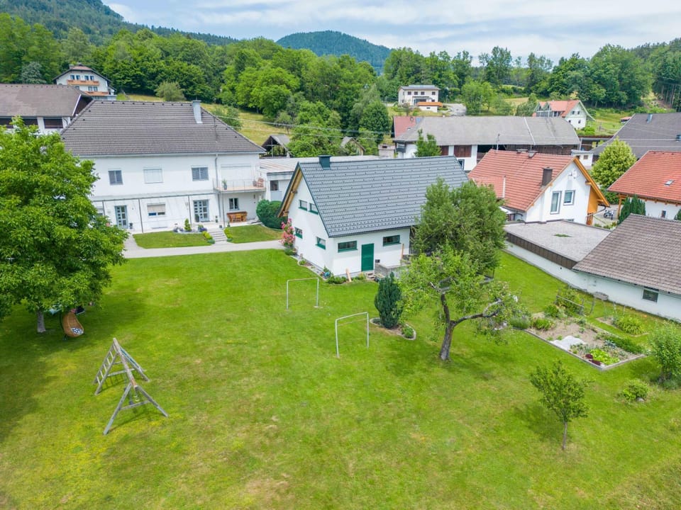 Property building, Spring, Natural landscape, Bird's eye view, Garden, Garden view