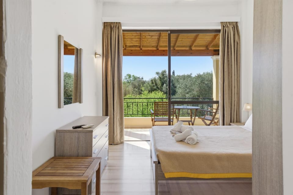 Property building, Living room, Bedroom