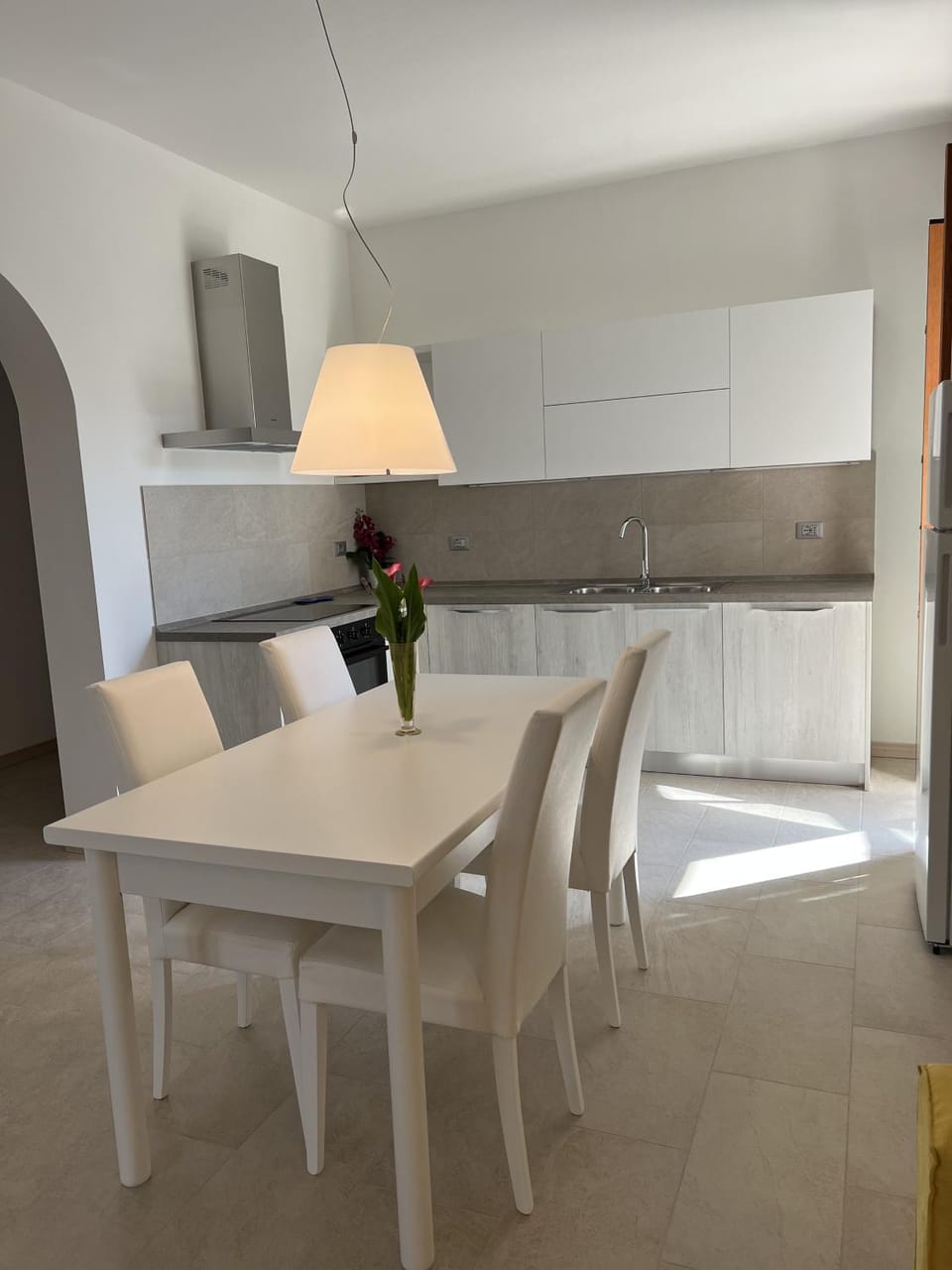 Kitchen or kitchenette, Living room, Dining area