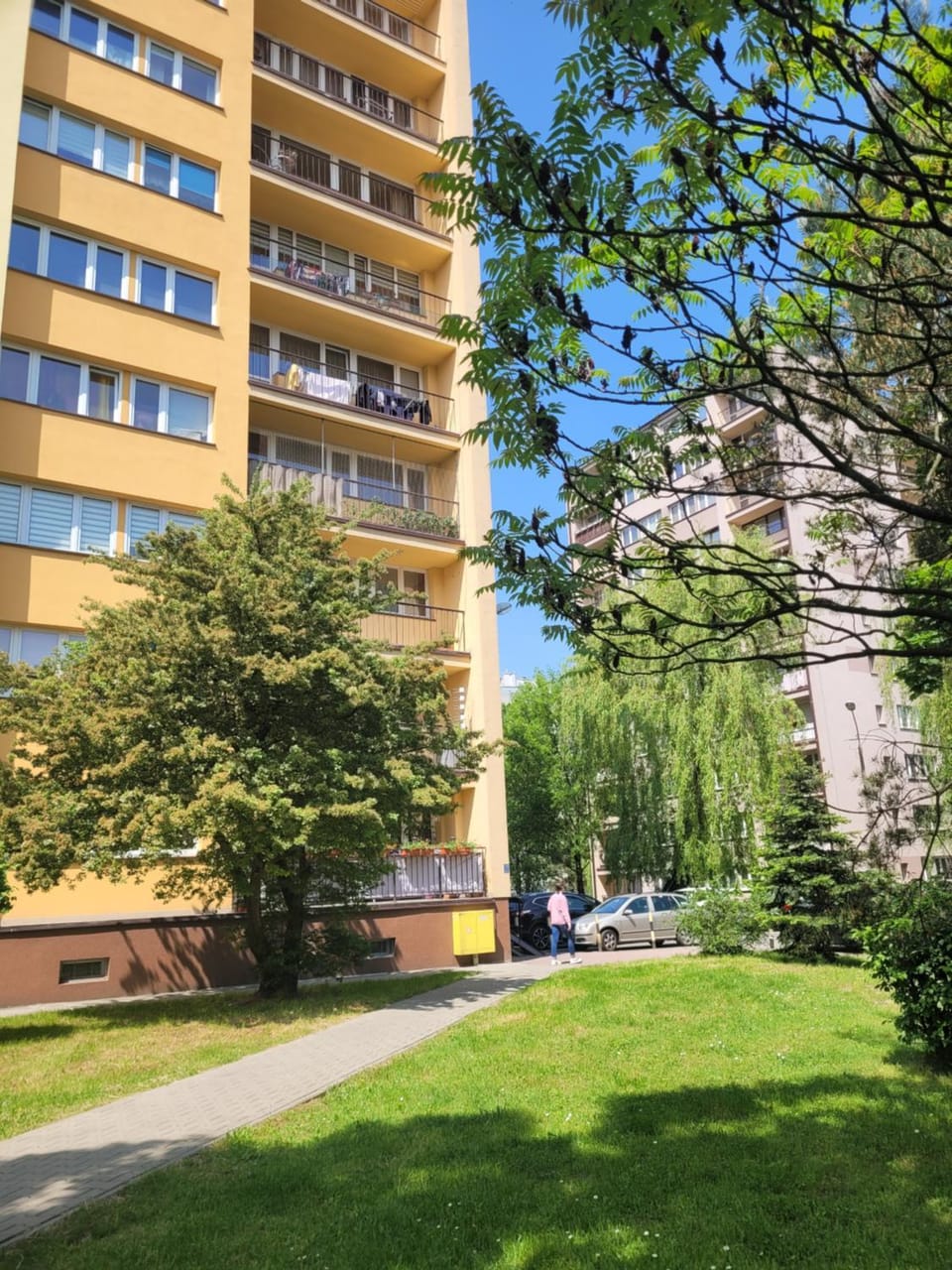 Property building, Neighbourhood, Garden, Parking