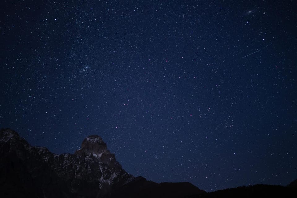 Night, Mountain view