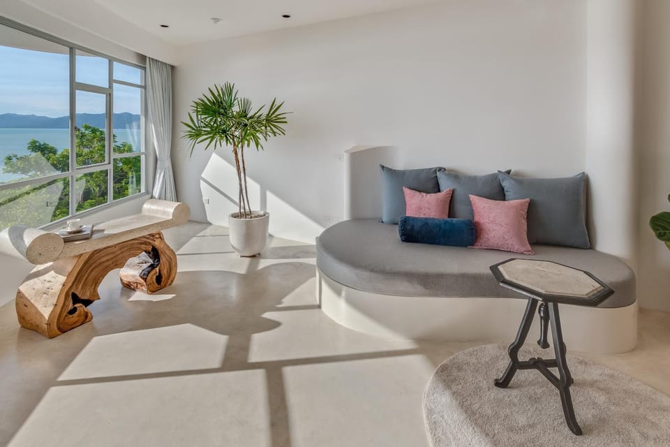 Seating area, Sea view