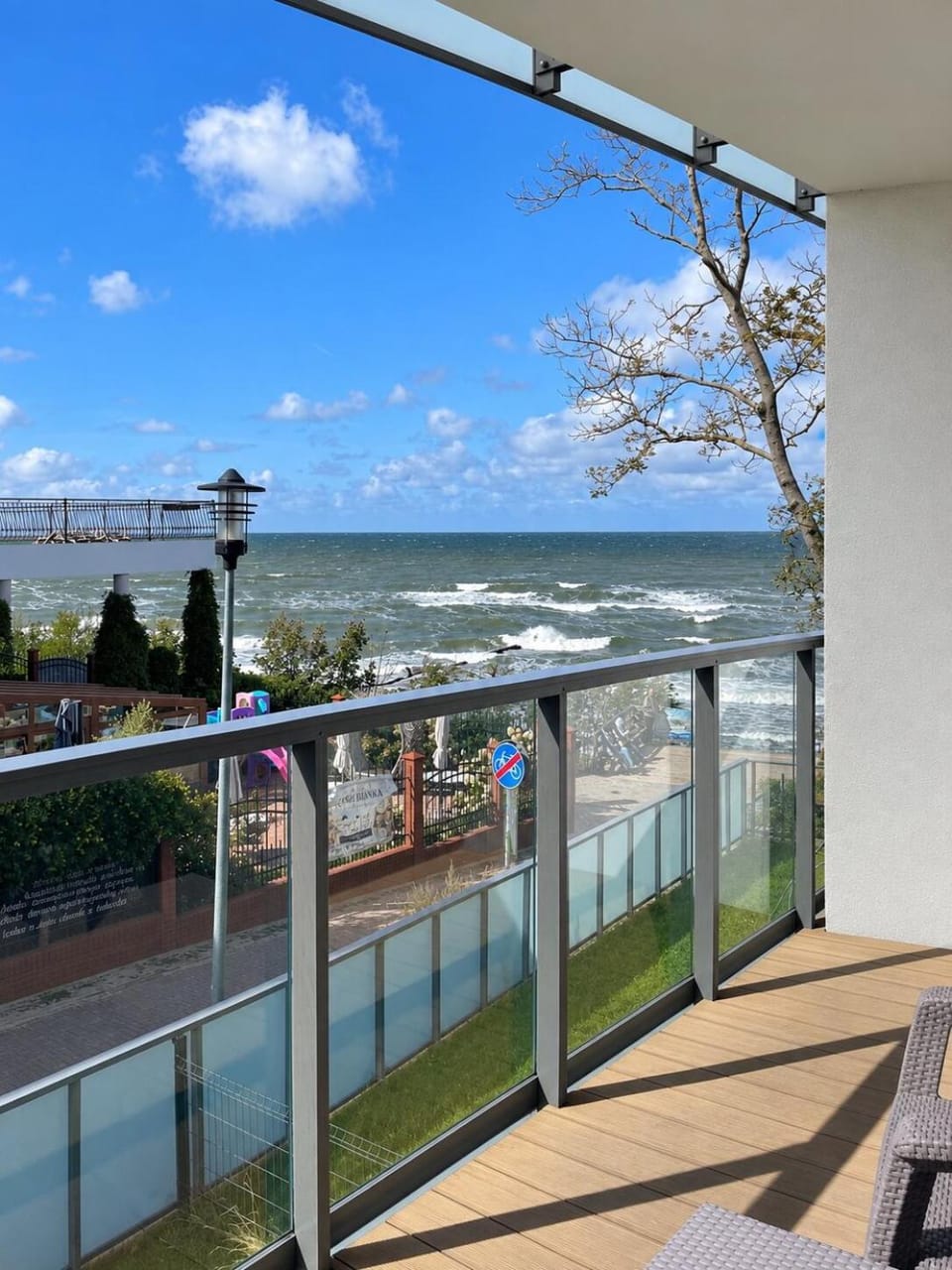Patio, Day, Natural landscape, View (from property/room), Balcony/Terrace, Beach, Sea view