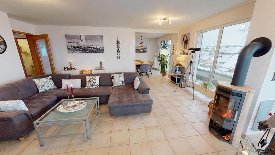 Penthouse Hafenglück - Atemberaubender Blick über die Kieler Förde Apartment in Laboe