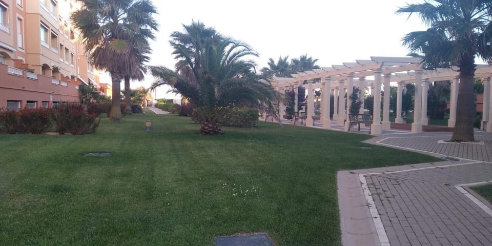 Property building, Garden view