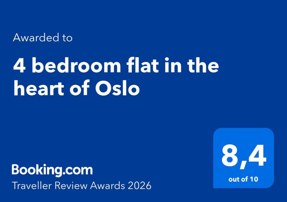 4 bedroom flat in the heart of Oslo Apartment in Oslo