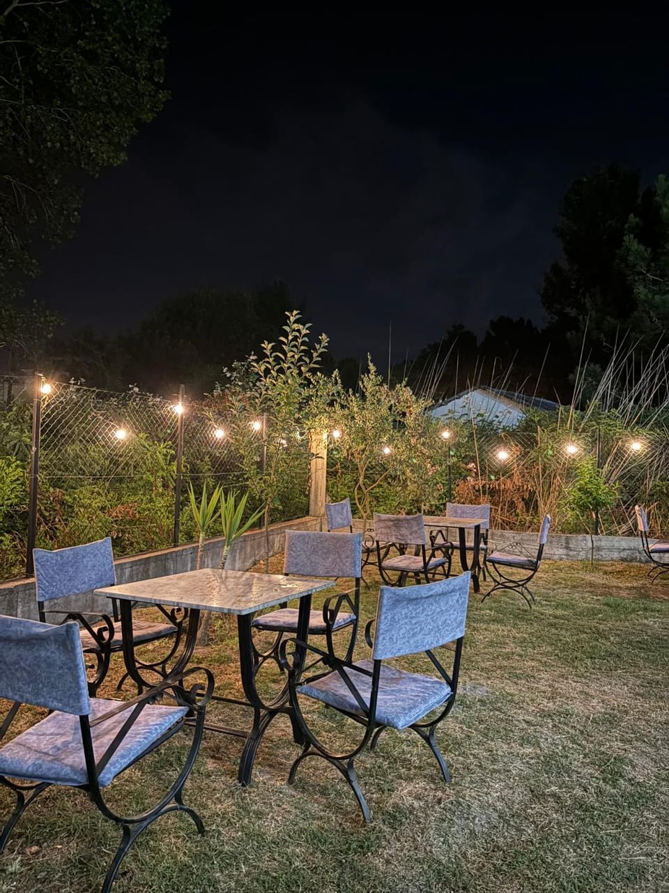 Night, Garden, Garden view