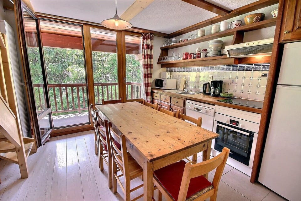 Résidence Cret De L'ours 2 - Appartement 3 pièces plus mezzanine 8 personnes à Vallandry proche des pistes et des commerces MAE-1999 Apartment in Landry