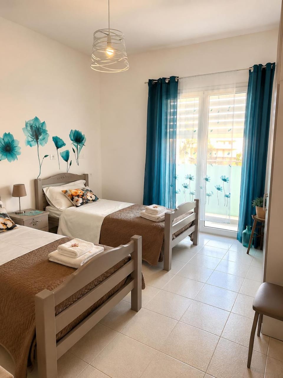 Bedroom, towels, towels