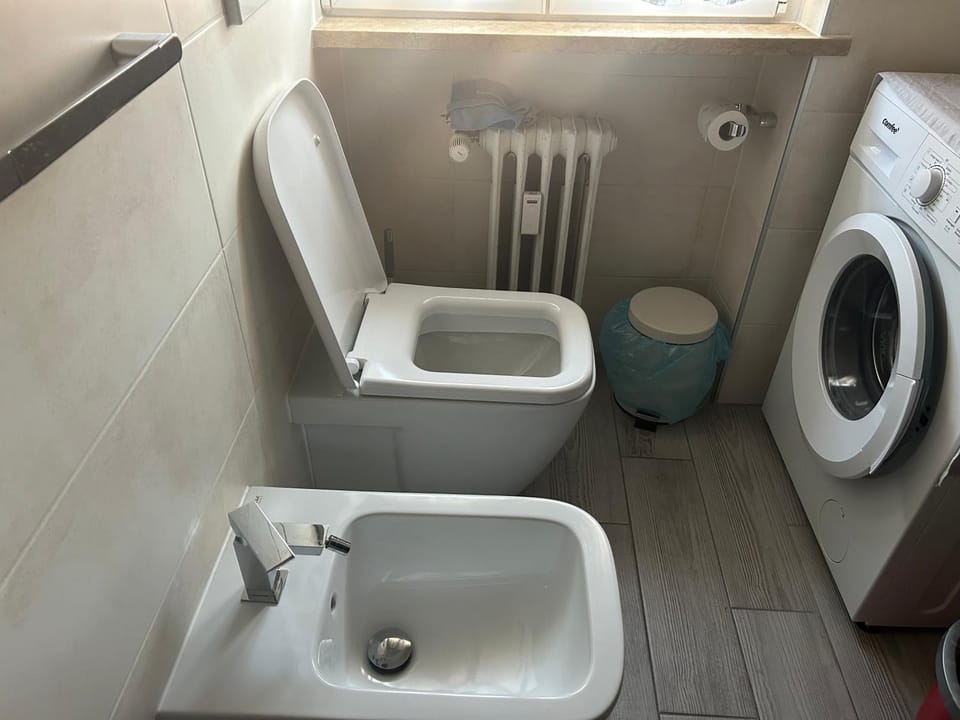 Bathroom, Living room