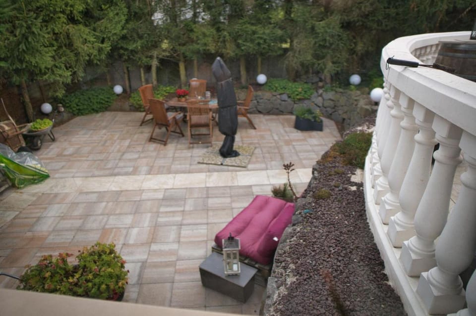 Patio, Balcony/Terrace, Garden view