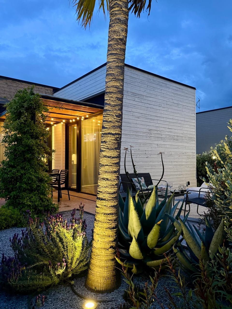 Property building, Patio, Garden, Garden view