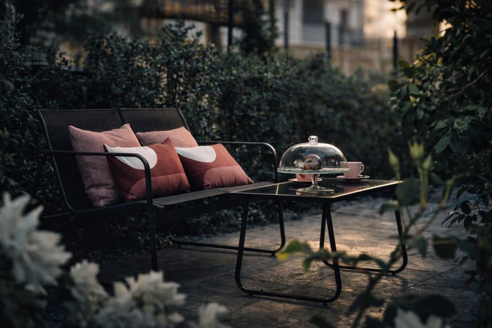 Patio, Garden, Seating area, Garden view