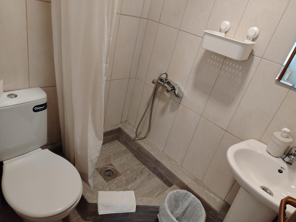 Shower, Toilet, towels
