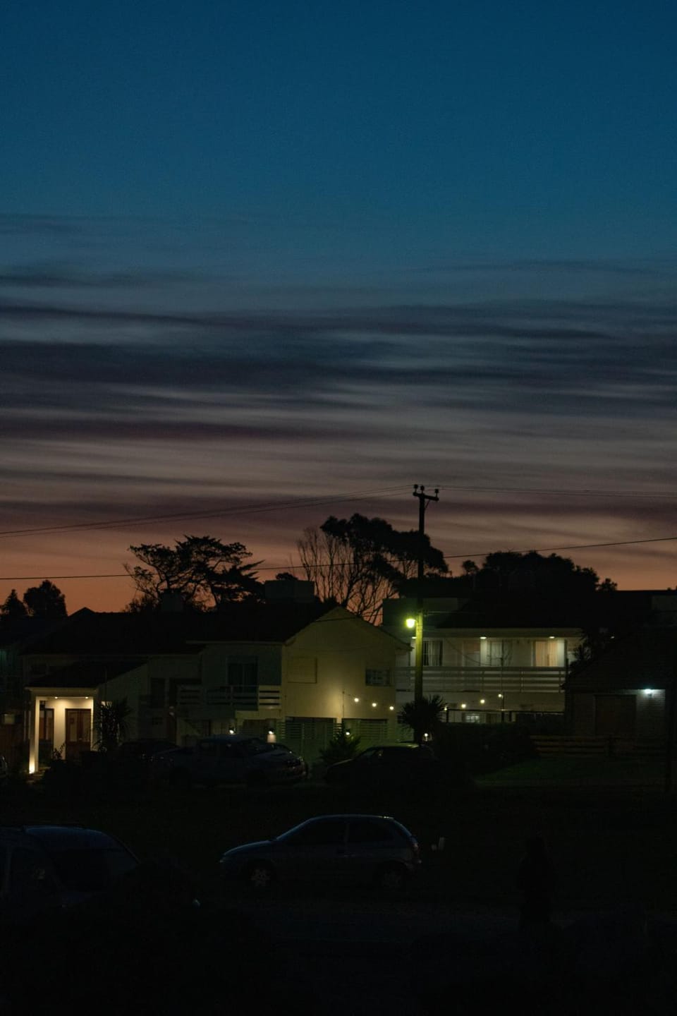 Property building, Neighbourhood, Sunset
